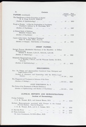 Proceedings of the Royal Society of Medicine, Oct 1934