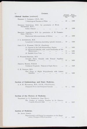 view Proceedings of the Royal Society of Medicine, July 1932