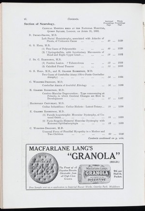 view Proceedings of the Royal Society of Medicine, August 1932