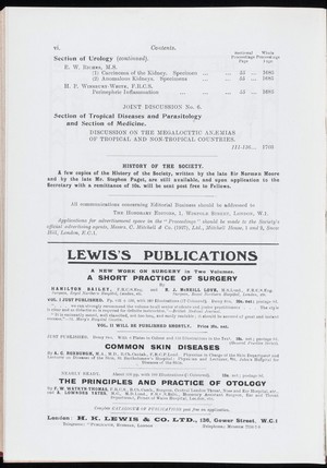 view Proceedings of the Royal Society of Medicine, Sept 1932