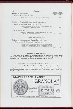 Proceedings of the Royal Society of Medicine, Dec 1931