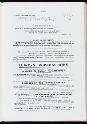 Proceedings of the Royal Society of Medicine, March 1932