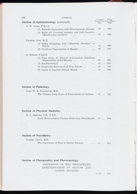 Proceedings of the Royal Society of Medicine, March 1932