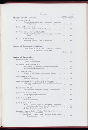 Proceedings of the Royal Society of Medicine, April 1932