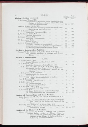 Proceedings of the Royal Society of Medicine, March 1927