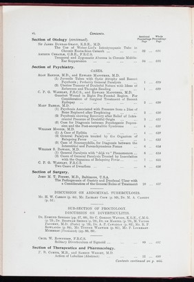 Proceedings of the Royal Society of Medicine, March 1927