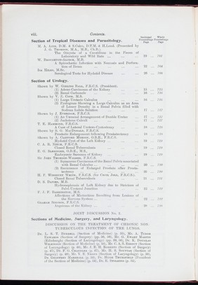 Proceedings of the Royal Society of Medicine, March 1927