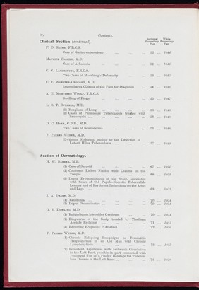 Proceedings of the Royal Society of Medicine, May 1927