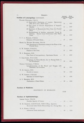 Proceedings of the Royal Society of Medicine, May 1927