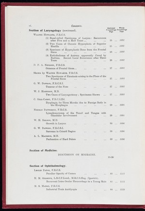 view Proceedings of the Royal Society of Medicine, May 1927