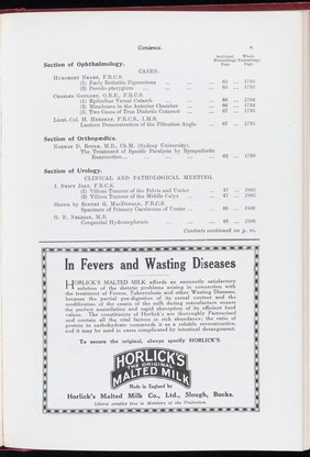 Proceedings of the Royal Society of Medicine, Sept 1927