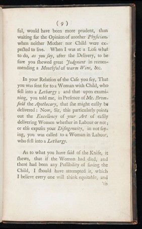 A second letter to Dr. Smelle [sic], and an answer to his pupil, confirming the impropriety of his wooden forceps ; as also of his method of teaching and practising midwifery / [William Douglas]