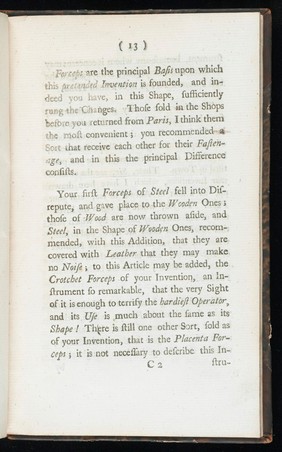 A second letter to Dr. Smelle [sic], and an answer to his pupil, confirming the impropriety of his wooden forceps ; as also of his method of teaching and practising midwifery / [William Douglas]