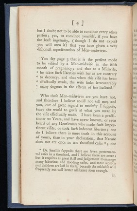 A letter to the author of a letter to a young lady