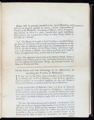 A course of lectures on the theory and practice of midwifery : in which, every thing essentially necessary to the true knowledge of that art will be fully explain'd ... / by John Leake.