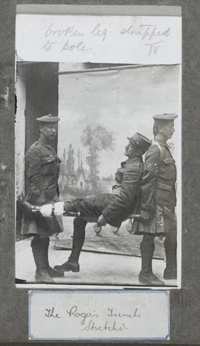 WWI: Demonstration of the Rogers trench stretcher