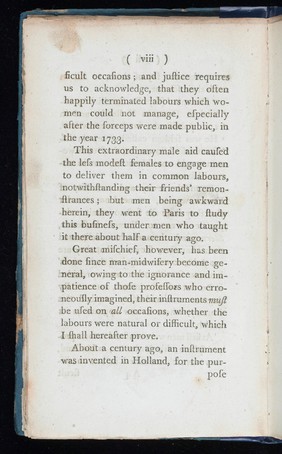 Man-midwifery dissected ; or, the obstetric family-instructor ... In fourteen letters. Addressed to A. Hamilton ... Occasioned by certain doctrines contained in his letters to Dr. W. Osborn. By John Blunt [i.e. S.W. Fores] / [Samuel William Fores].