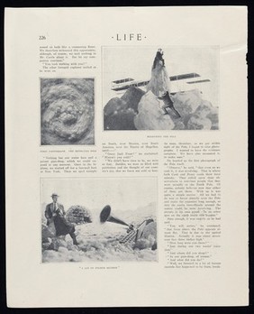 "South Pole Ahoy!", from 'Life Magazine', parody claining that the South Pole has been reached by the magazine's representatives and mentioning both Robert Peary and Frederick Cook.