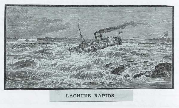 Drawing of a steam boat