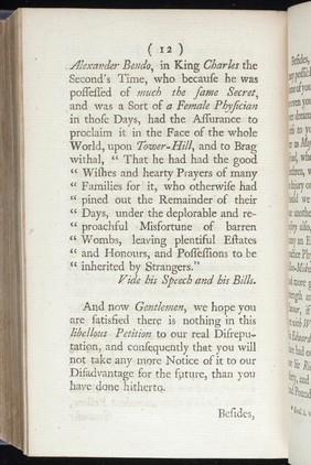 A vindication of man-midwifery, being the answer of Dr. Pocus, Dr. Maulus, and Dr. Barebones and others, their brethren, who, like legion, are many, to the Petition of the unborn babes, etc. In a letter to the President and Censors, and the elect of the College of Physicians, London