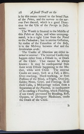 A small tract on the formation of the foetus, and the practice of midwifery