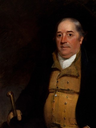 Benjamin Jesty. Oil painting by M.W. Sharp, 1805.