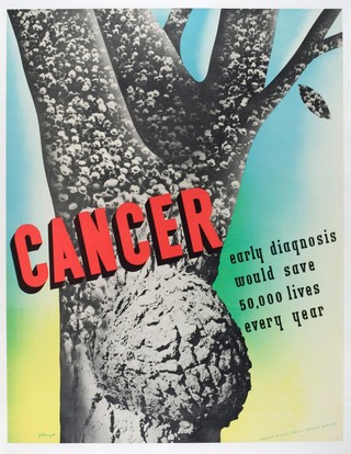 A tree made of people, on which a bole grows like a cancer.