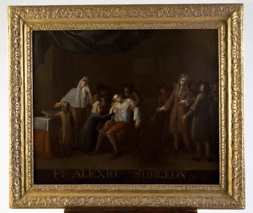 Oil painting: A surgical operation