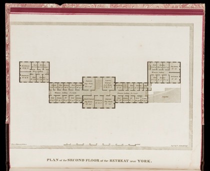 Description of the Retreat, an institution near York, for insane persons of the Society of Friends : containing an account of its origin and progress, the modes of treatment, and a statement of cases / By Samuel Tuke. With an elevation and plans of the building.