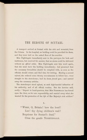 The heroine of Scutari, and other poems / by Edward R. Campbell.