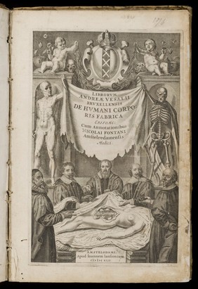 Librorvm Andreae Vesalii ... de hvmani corporis fabrica epitome / cum annotationibus Nicolai Fontani.