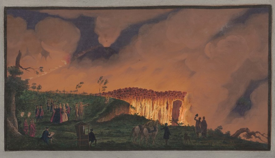 Campi Phlegraei. Observations on the volcanos of the two Sicilies as they have been communicated to the Royal Society of London / by Sir William Hamilton... with 54 plates ... from drawings taken ... by the editor, Mr. P. Fabris.--Observations sur les volcans des deux Siciles, etc.