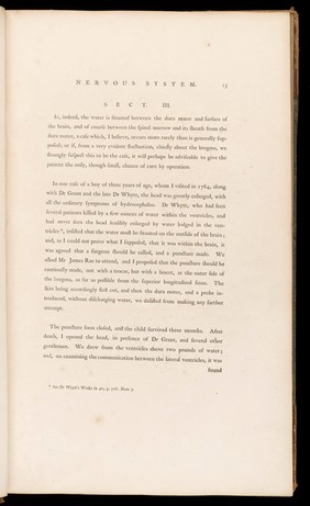 Observations on the structure and functions of the nervous system. Illustrated with tables / By Alexander Monro.