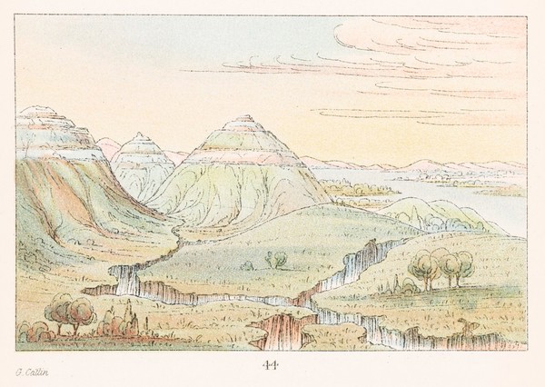 Prairies of North America, showing the 'Three Domes'