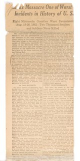 'Indian Rising 1862': Press cuttings, articles etc.