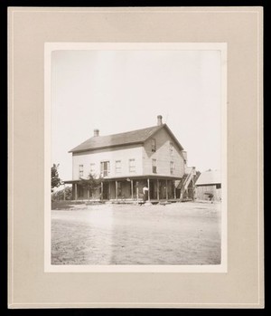 view E.P. Evans' Hotel, Garden City, Minnesota, where women and children gathered each night during the Great Sioux War