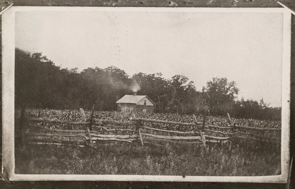Jewett's farm, where the family were massacred in 1865