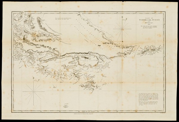Narrative of the surveying voyages of His Majesty's ships Adventure and Beagle, between the years 1826 and 1836, describing their examination of the Southern shores of South America, and the Beagle's circumnavigation of the globe / [edited by R. Fitzroy].