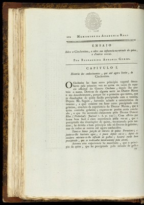 Memorias de mathematica e phisica da Academia R. das Sciencias de Lisboa.