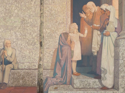 Painting by Cayley Robinson