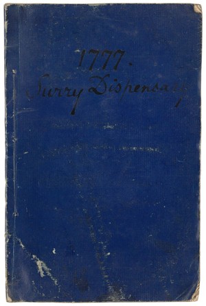 view Plan of the Surrey Dispensary, in Montague-Close, near St. Saviour's Church, for administering advice and medicines to the poor inhabitants of the Borough of Southwark, and places adjacent, at the dispensary, or at their own habitations. Instituted in the year 1777.