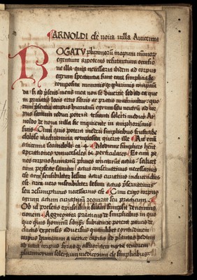 Incipit tractatus de virtutibus herbarum.