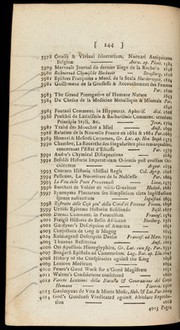 Page 144: A catalogue of the duplicate books, coins...'