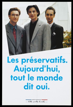 Advert by the Agence française de lutte contre le SIDA