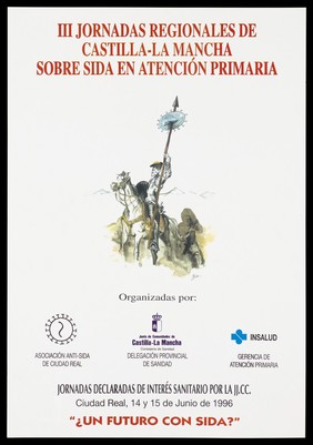 Advert for AIDS days in Spain in 1996