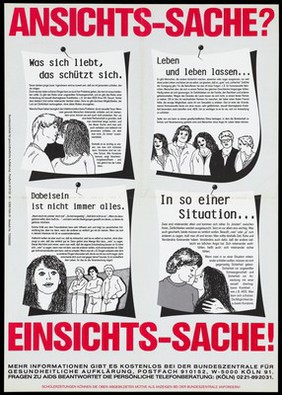 Advice for young people about AIDS