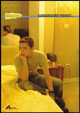 advertisement for safe sex by the Deutsche AIDS-Hilfe