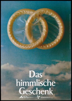 advertisement for safe sex by the AIDS-Hilfe Duisburg