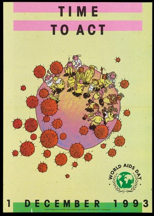 view pamphlet advertising World AIDS Day 1993