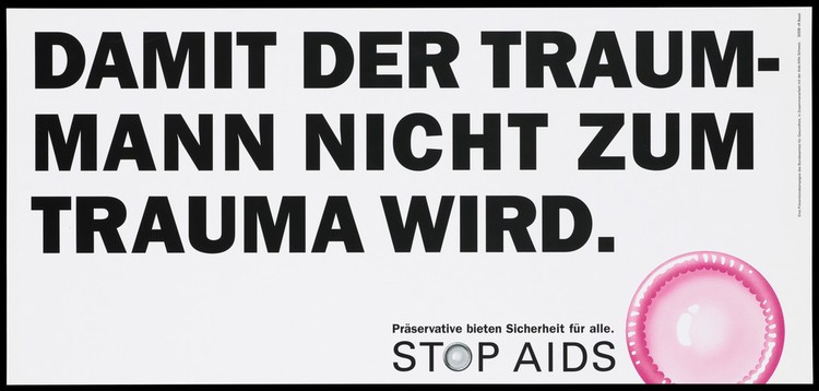 Stop AIDS campaign poster